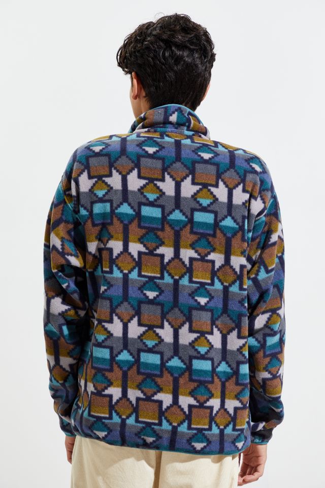 Patagonia Synchilla Patterned Half-Button Sweatshirt  #4