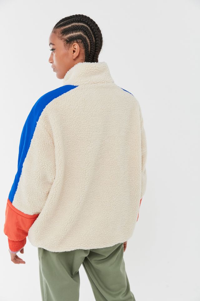 Veste à demi-glissière en molleton de couleurs contrastées Liona UO #2