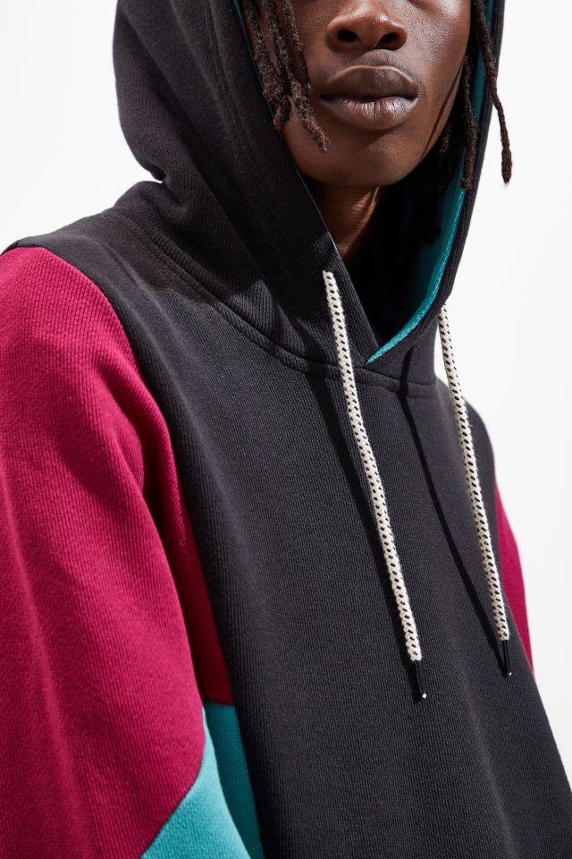 Urban outfitters cheap colorblock hoodie