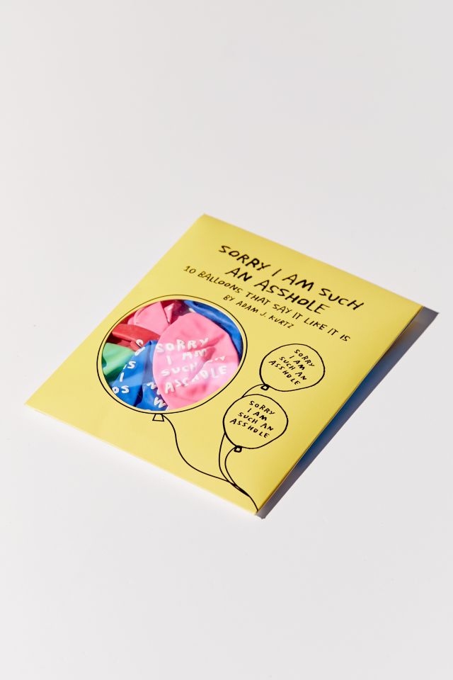 ADAMJK Sorry Balloon Set #2