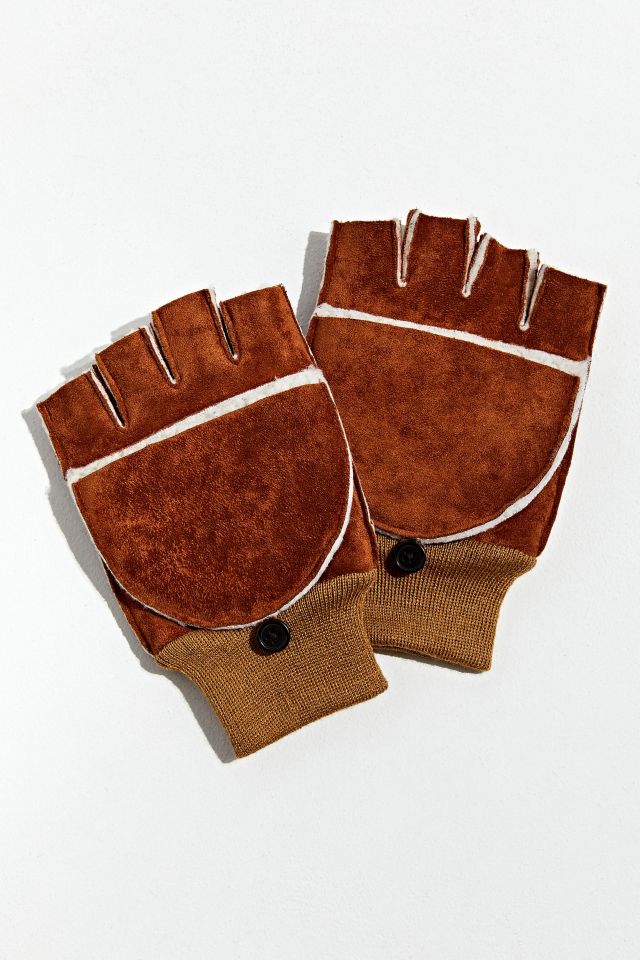 UO Shearling Convertible Glove 