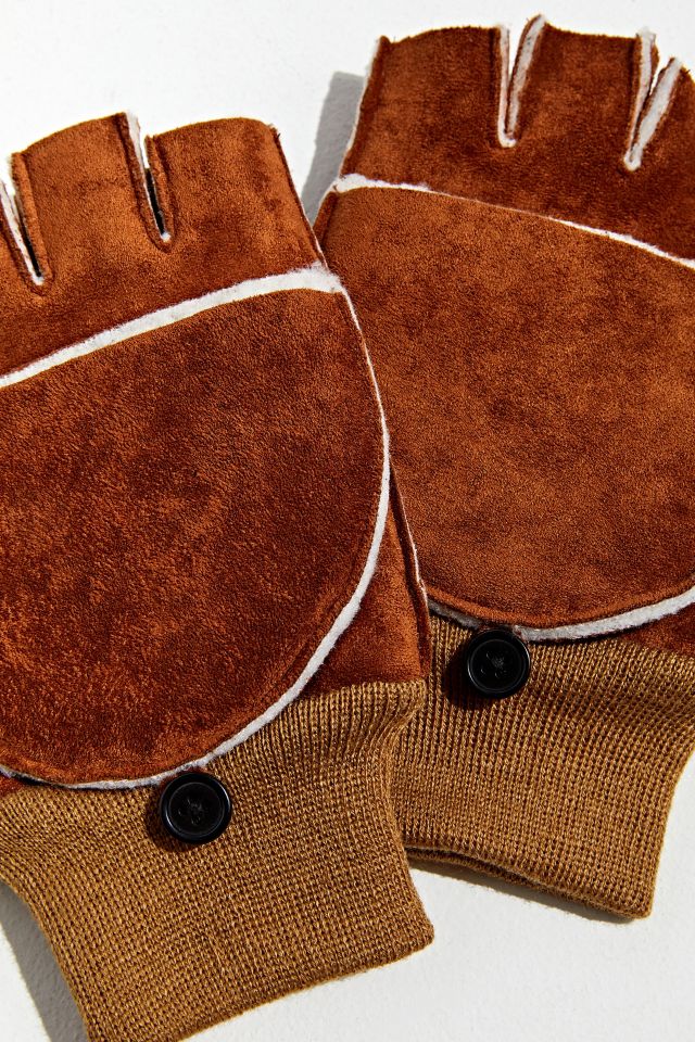 UO Shearling Convertible Glove  #1