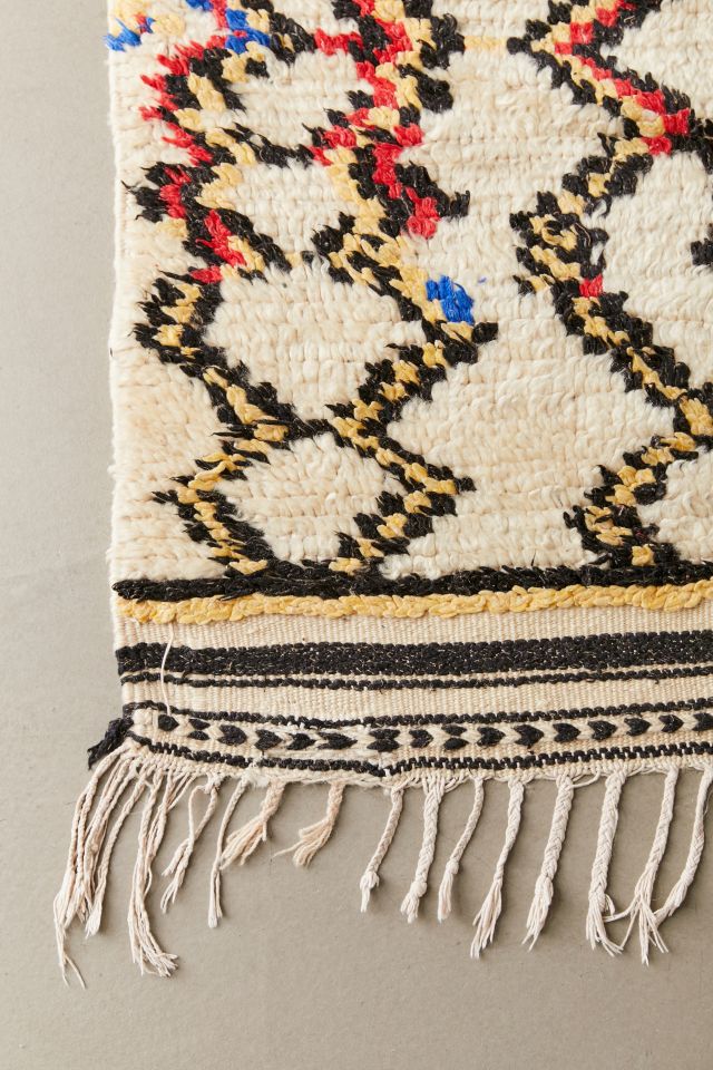Urban Renewal One-Of-A-Kind Moroccan Woven Wool Rug #1