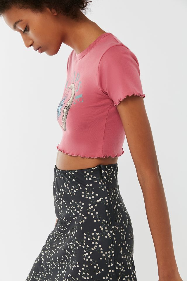 Eclipse Lettuce-Edge Cropped Tee #1