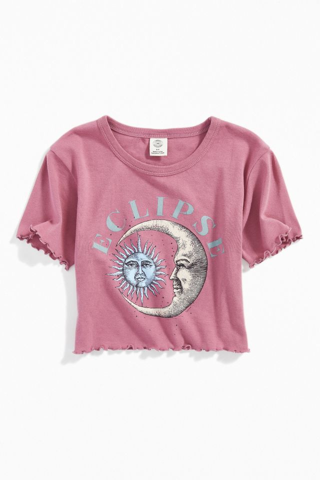 Eclipse Lettuce-Edge Cropped Tee #4