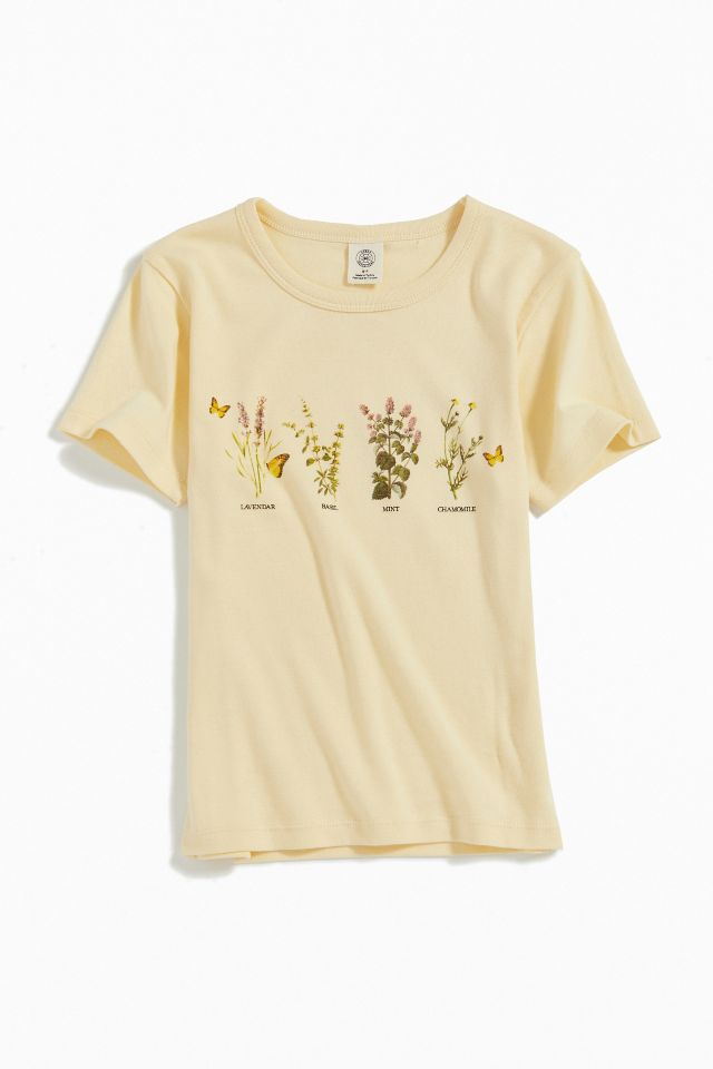 Herbs Chart Baby Tee #4