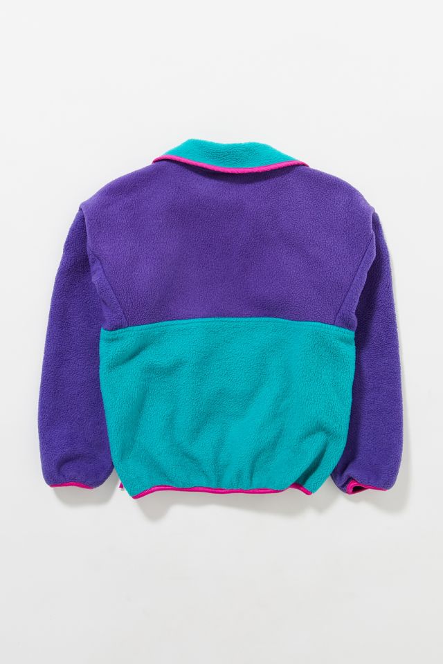 Vintage Columbia Colorblock Fleece Full-Zip Jacket #1