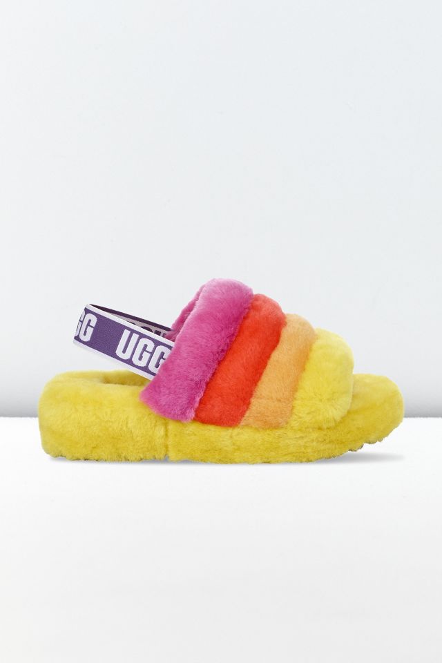 UGG Fluff Yeah Pride Slide Sandal