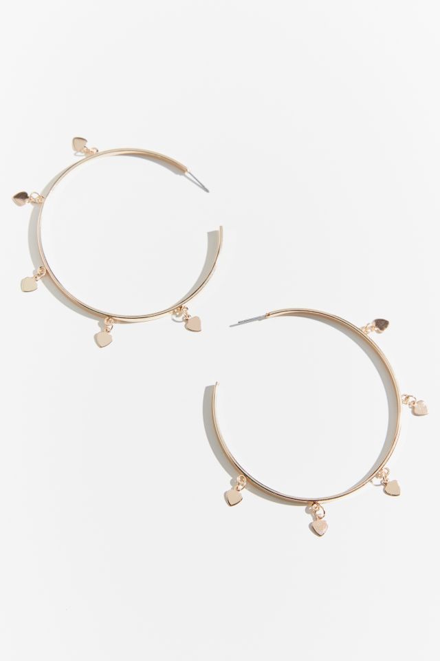 Farrah Charm Hoop Earring #2