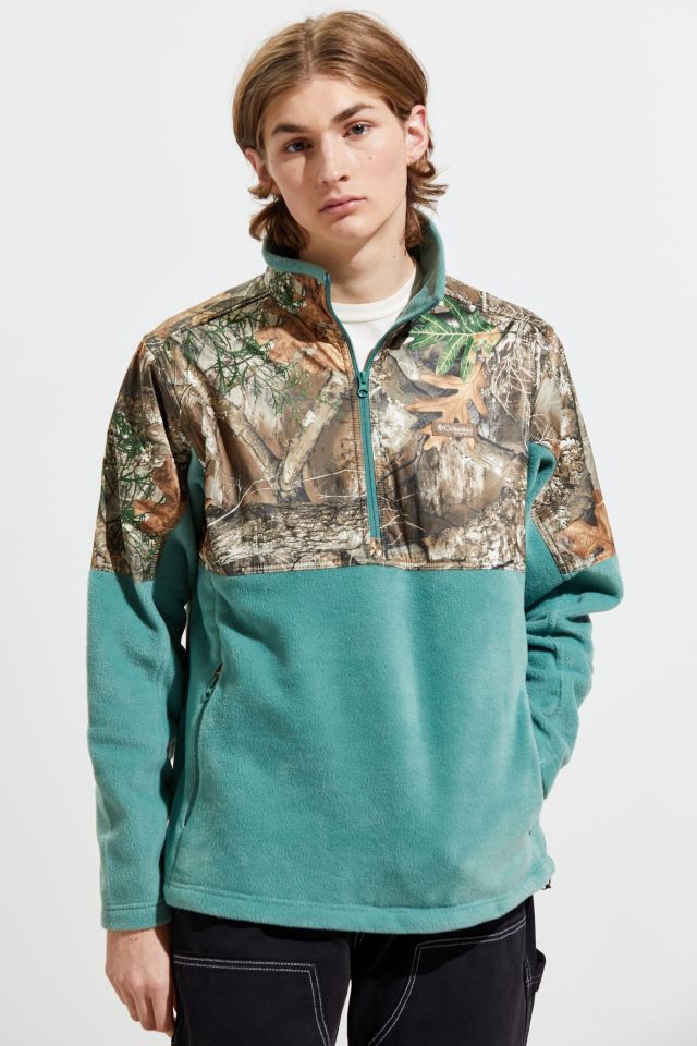 Columbia PHG Fleece Overlay Quarter-Zip Sweatshirt  #1