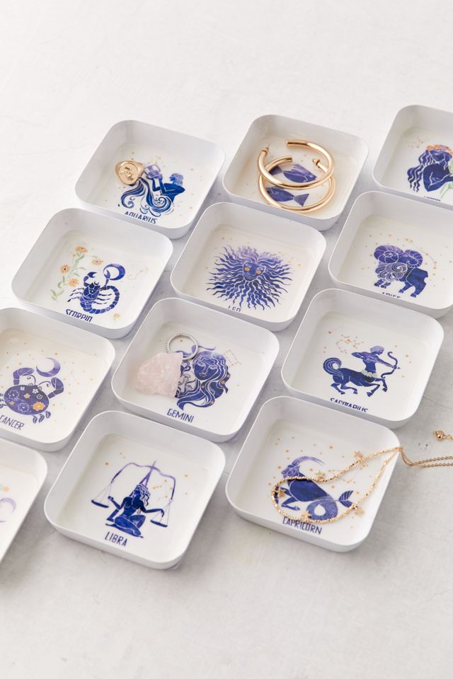 Zodiac Square Catch-All Dish #1