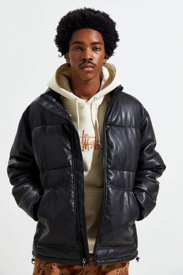 Urban outfitters shop black puffer coat