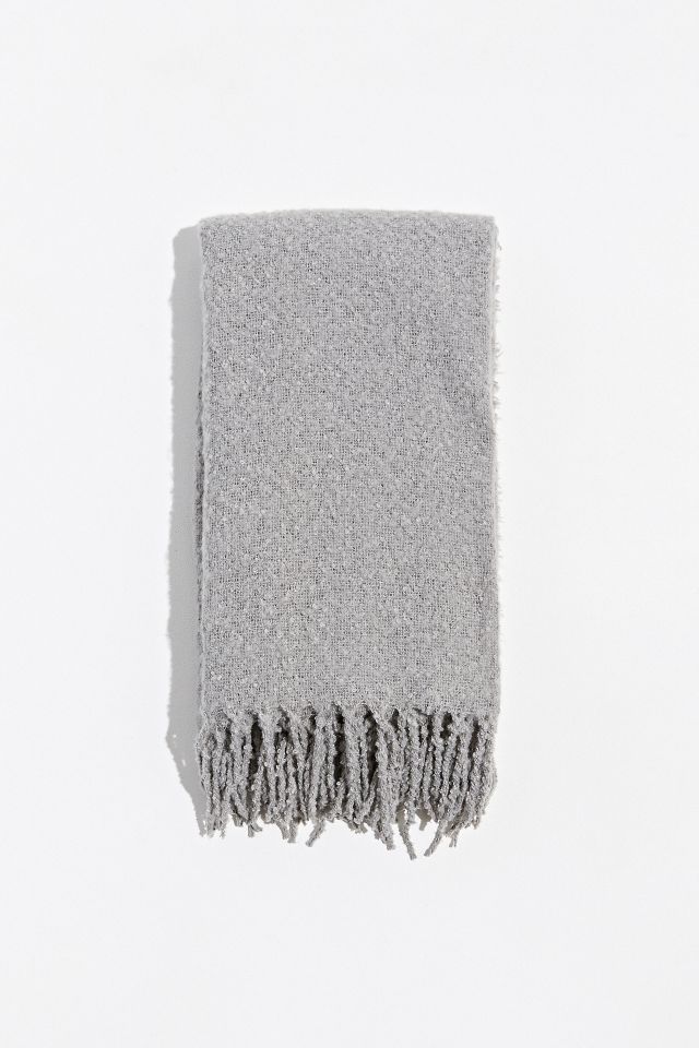 UO Oversized Soft Boucle Scarf     #1