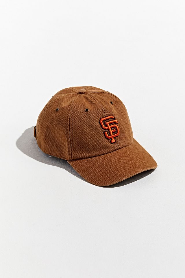 Men's Carhartt x '47 Black San Francisco 49ers Team Clean-Up Adjustable Hat