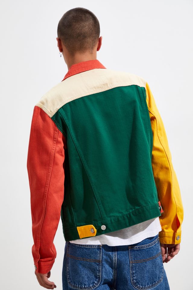 Urban outfitters color block on sale jacket