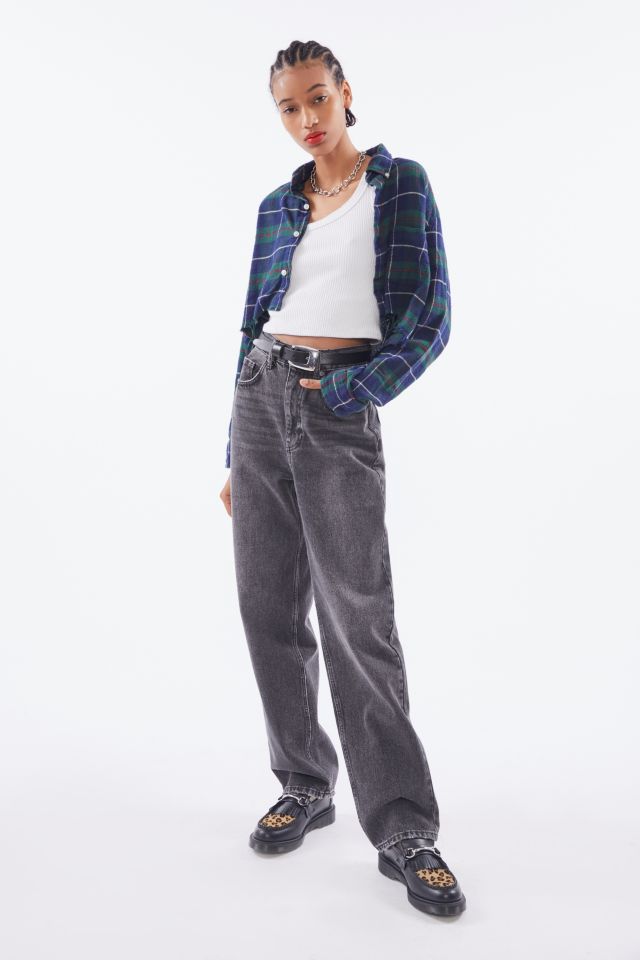 Urban Renewal Recycled Frayed Edge Flannel Shirt  #3