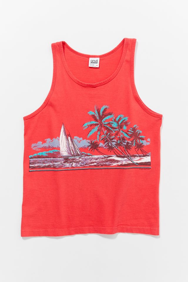 Vintage Red Sailing Tank Top | Urban Outfitters