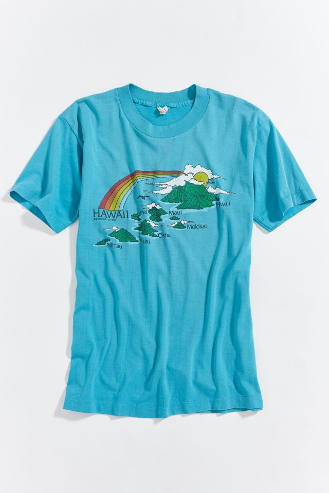 Vintage ‘80s Hawaii Map Tee #1