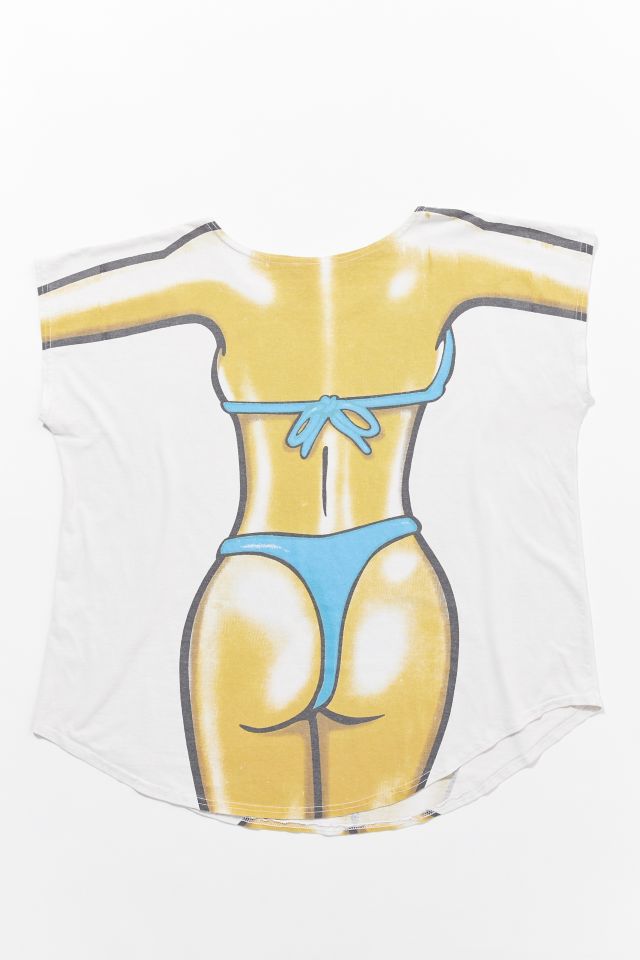 Vintage Blue Bikini Tee #1