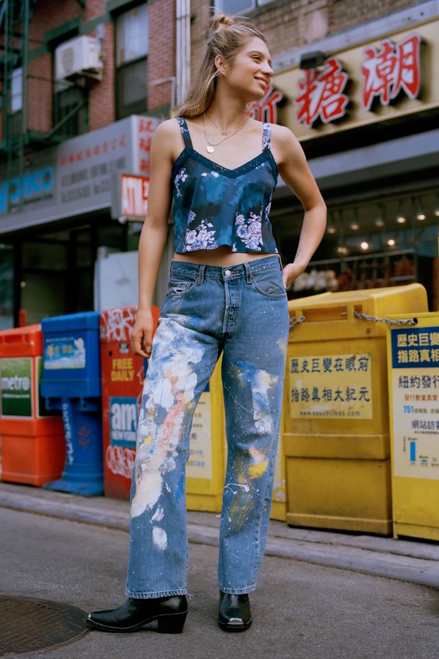 Vintage Levi's Paint Splatter Jean | Urban Outfitters