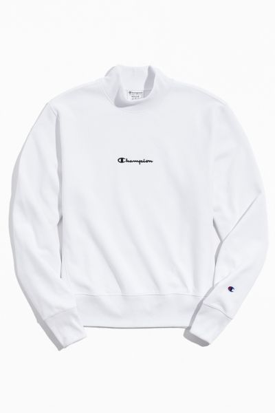 Champion Tipped Mock Neck Sweatshirt