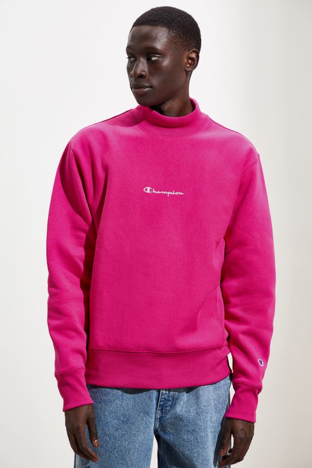 Champion hot pink clearance sweatshirt