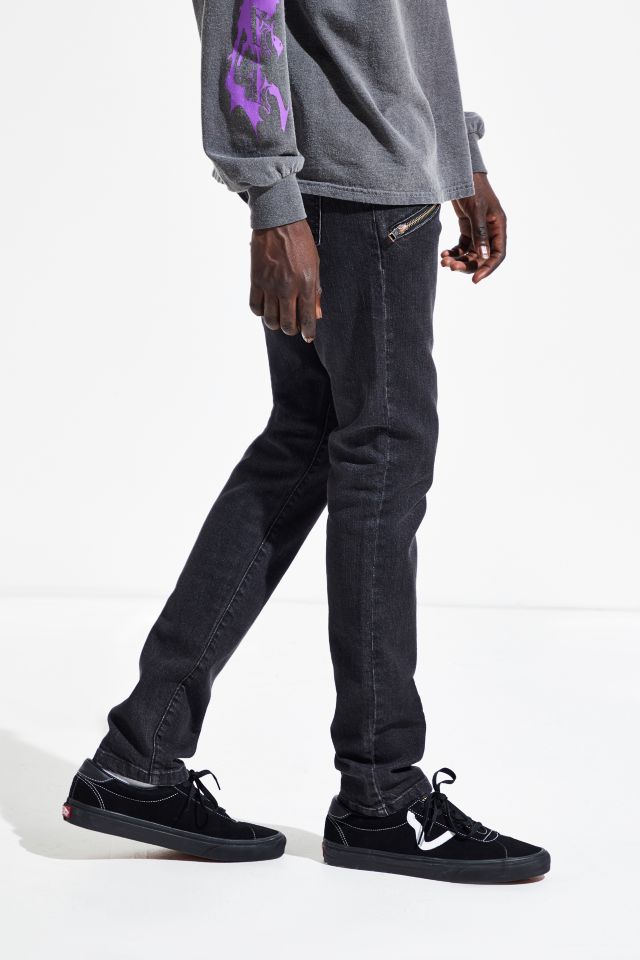 Jeans étroit avec poche à fermeture à glissière de BDG #2