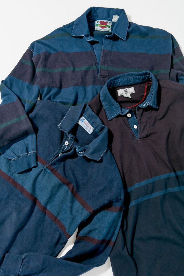 Urban Renewal Recycled Overdyed Rugby Shirt  #1