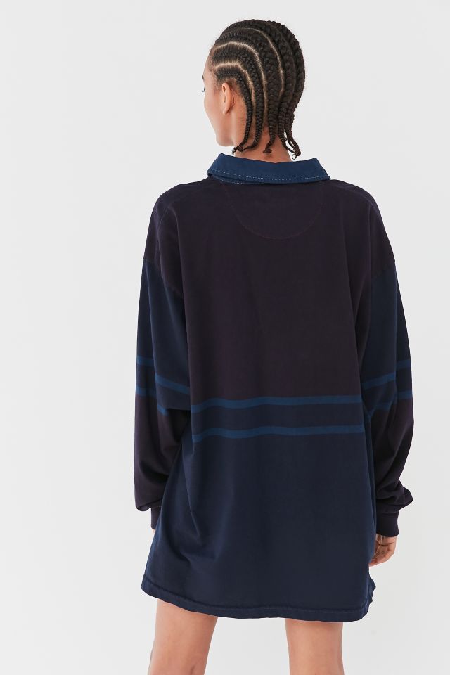 Urban Renewal Recycled Overdyed Rugby Shirt  #3