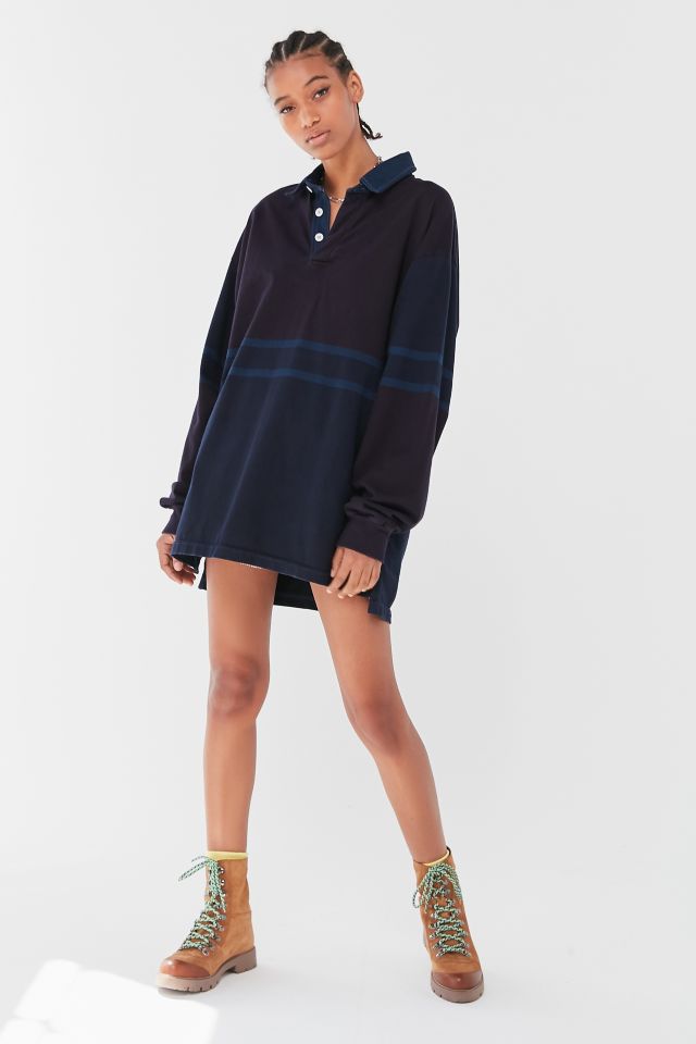 Urban Renewal Recycled Overdyed Rugby Shirt  #4