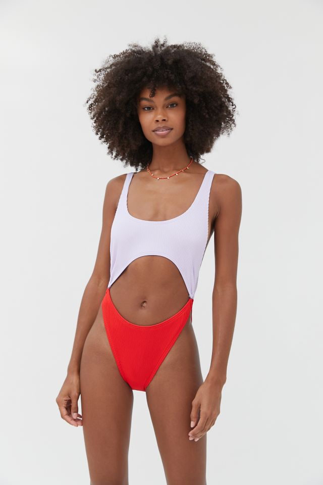 Peekaboo one cheap piece swimsuit