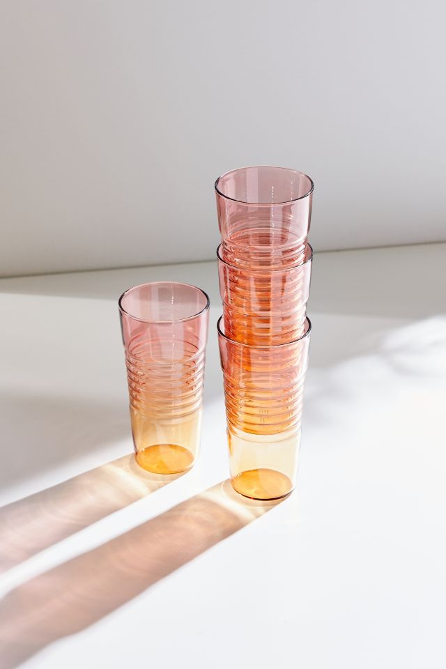 MoMA Ombre Milk Glass - Set Of 4 #1
