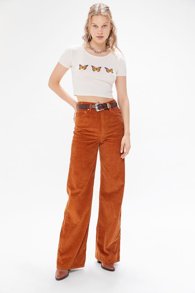Levi's Ribcage Corduroy Wide Leg Pant | Urban Outfitters