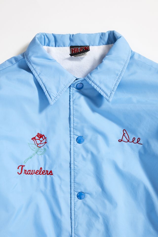 Vintage Light Blue Nylon Coaches Jacket | Urban Outfitters