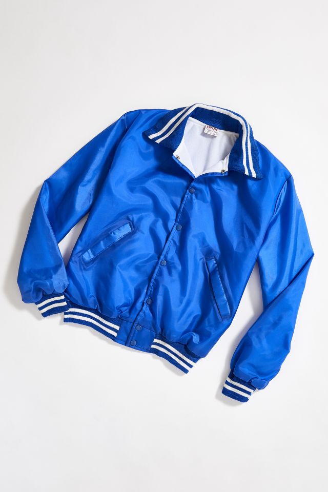 Hobson Braves Blue Bomber Jacket - Jacketstown