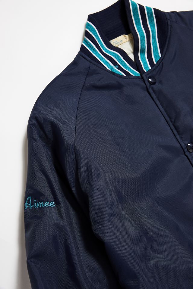 Vintage UMass Varsity Bomber Jacket #1