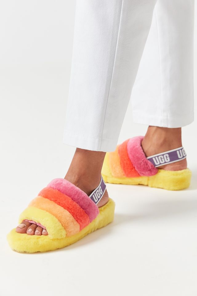 Pride ugg fluff yeah on sale slide