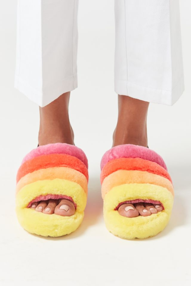 UGG Fluff Yeah Pride Slide #1