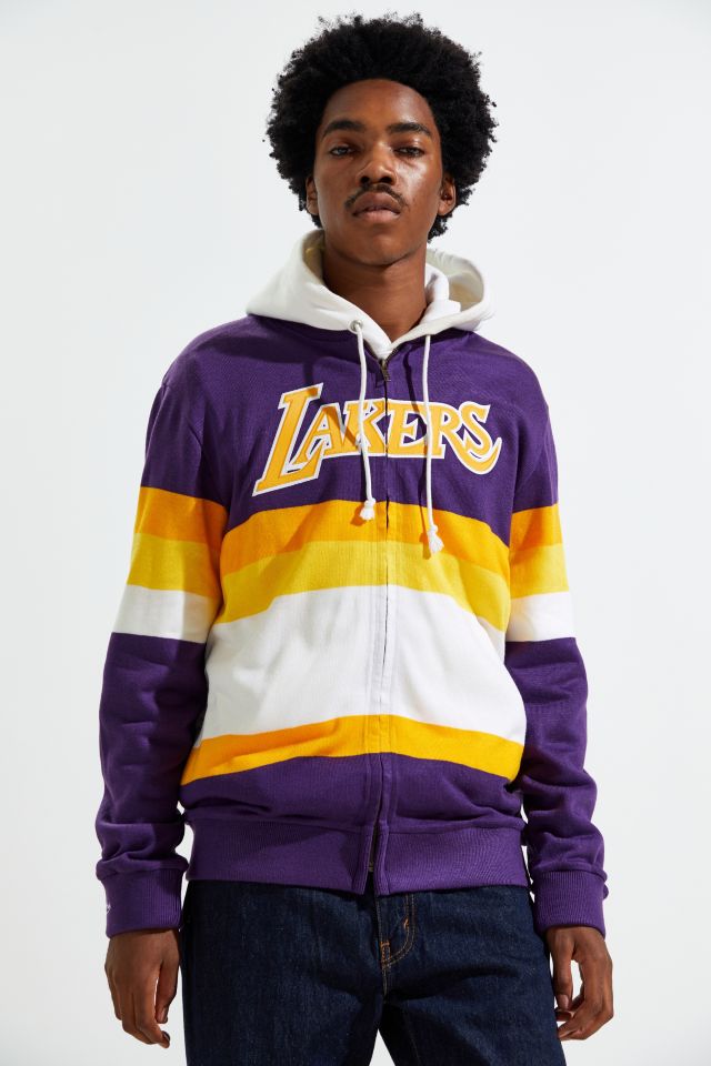 Mitchell & Ness Men's Los Angeles Lakers Head Coach Hoodie Black