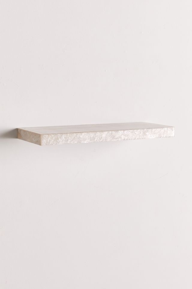 Agnes Pearlescent Floating Wall Shelf #2