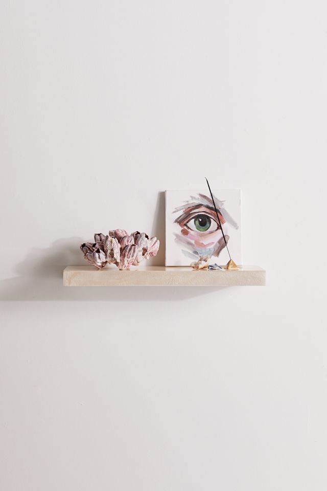 Agnes Pearlescent Floating Wall Shelf #3