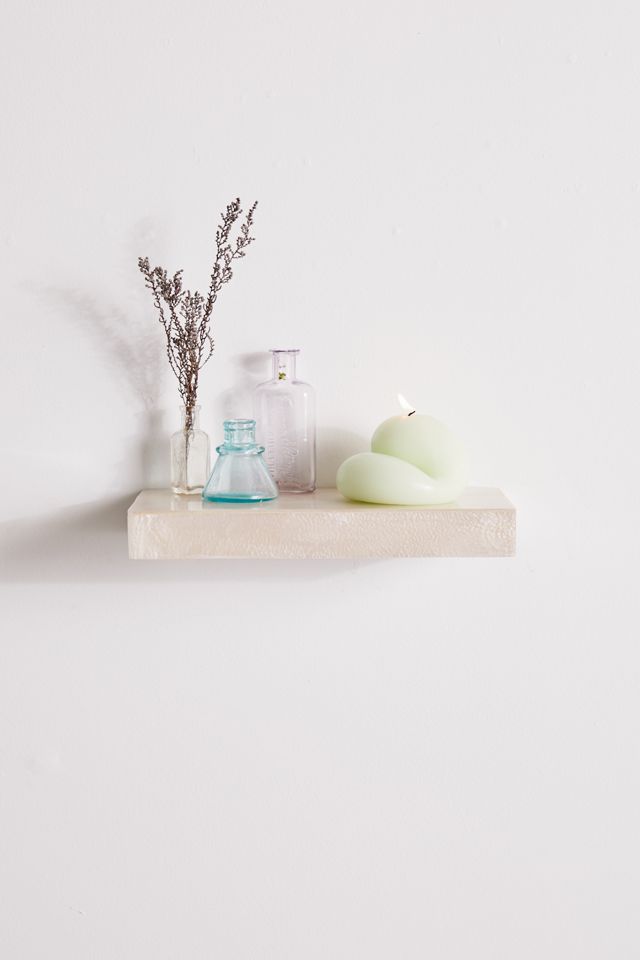 Agnes Pearlescent Floating Wall Shelf #4