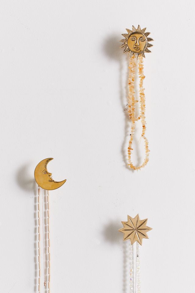 Gilded Sun Wall Hook