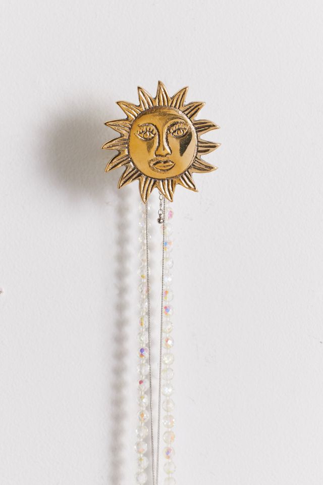 Gilded Sun Wall Hook