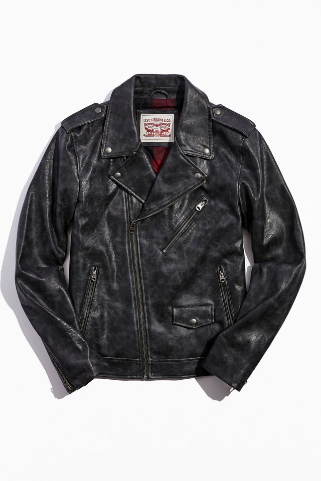 Levi's Vintage Faux Leather Moto Jacket | Urban Outfitters