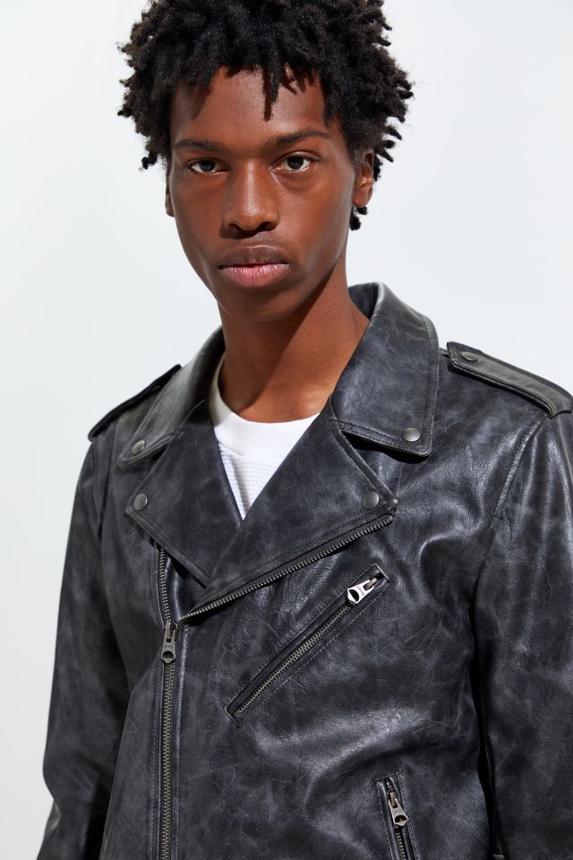 Levi's faux leather on sale moto jacket