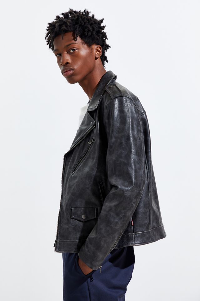 Levi’s Vintage Faux Leather Moto Jacket  #4