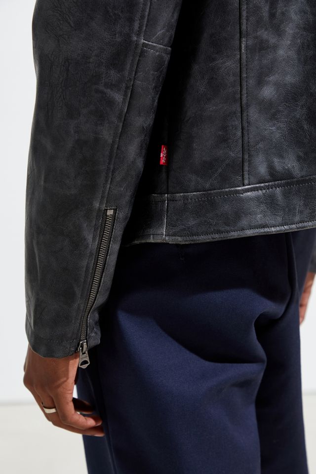 Levi’s Vintage Faux Leather Moto Jacket  #5