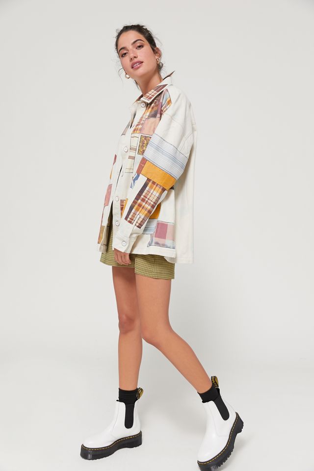 Kimchi Blue Patchwork Chore Jacket #4