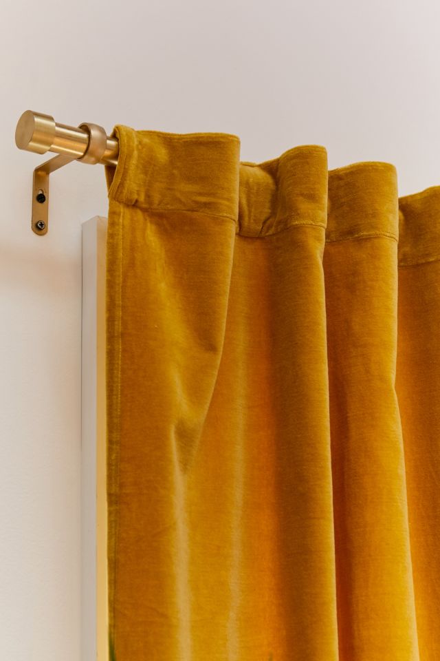 Cotton Velvet Window Panel #2